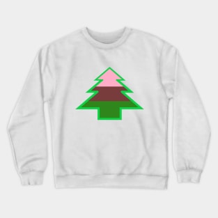 Gyneromantic/Gynesexual Pride: Christmas Tree Crewneck Sweatshirt